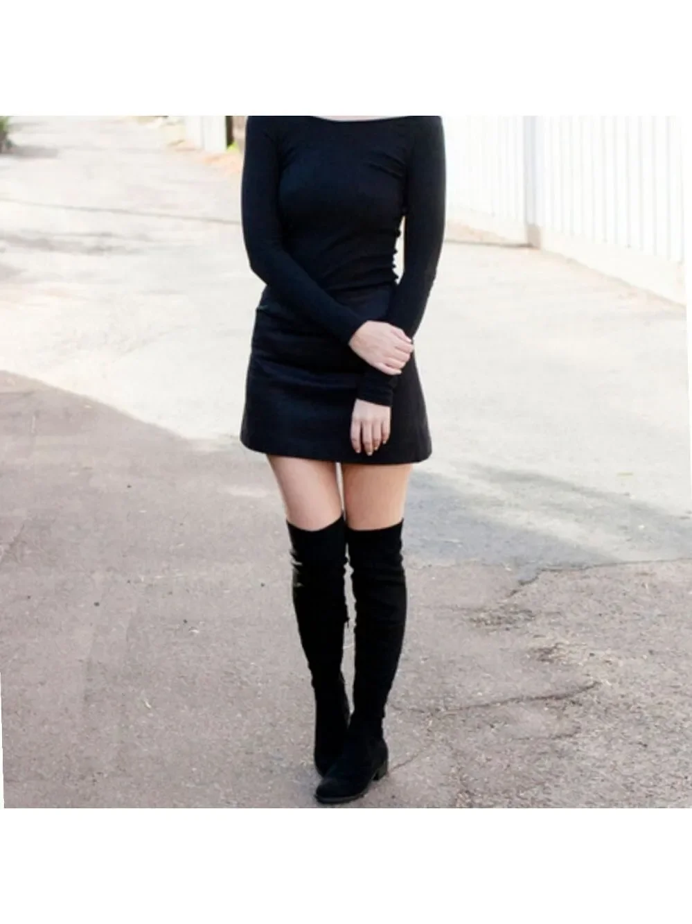 Over knee vegan Suede Boots 2020